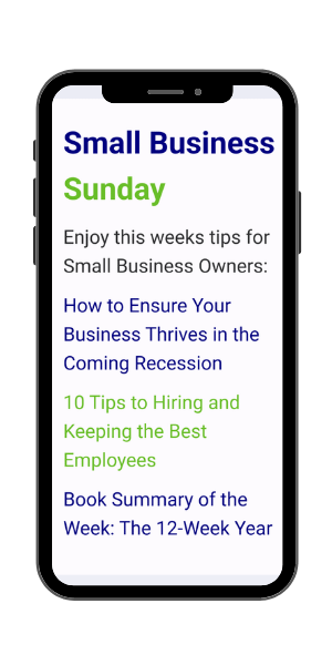Android Phone with Newsletter