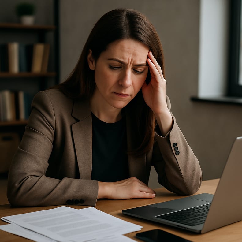 Frustrated Business Woman